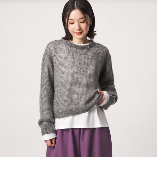 【WEB限定】＜at ease＞ ニット × Tシャツ セット