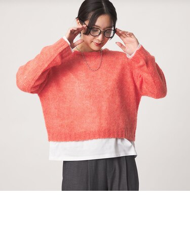 【WEB限定】＜at ease＞ ニット × Tシャツ セット