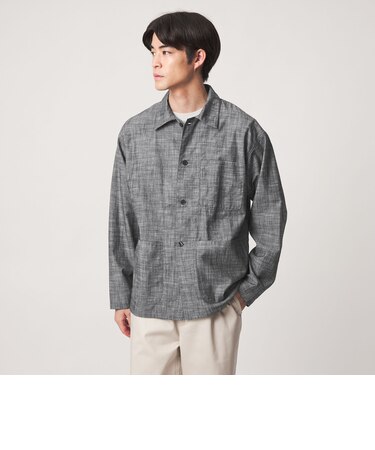 【別注】【WEB限定】<3/2 WORKS>シャンブレー カバーオール シャツアウター
