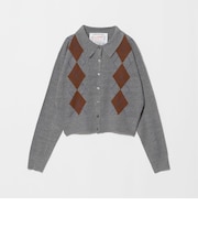 【別注】＜LOGAN knitting mills＞アーガイル カーディガン