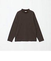 L/A ポンチ ブラッシュド モックネック カットソー