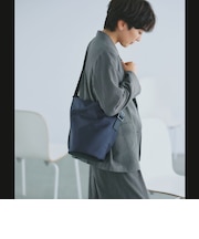 <スタイリスト 兵藤千尋さんコラボ・PARTE>2WAY バケットバッグ 撥水
