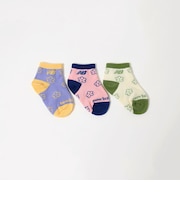 <New Balance>ガールズ ソックス 3P / キッズ 13cm-19cm