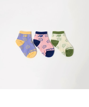 <New Balance>ガールズ ソックス 3P / キッズ 13cm-19cm