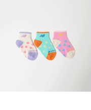 <New Balance>ガールズ ソックス 3P / キッズ 13cm-19cm