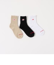 ＜New Balance＞ロゴ ソックス 3P / キッズ 19cm-23cm