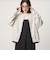 【WEB限定】＜at ease＞ダブルフェイス クルーネック カットソー カーディガン