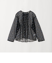 【WEB限定】＜at ease＞チュール シシュウ プルオーバー