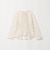 【WEB限定】＜at ease＞チュール シシュウ プルオーバー