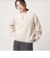 【WEB限定】＜at ease＞ダブルフェイス Vネック プルオーバー カットソー
