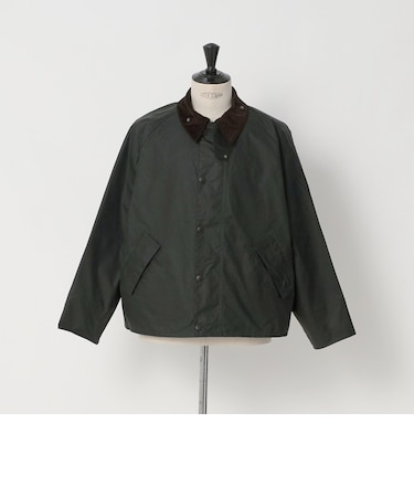 <Barbour>オーバーサイズ トランスポート ワックス ショート ジャケット