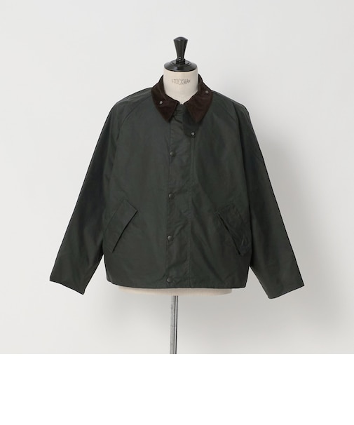 <Barbour>オーバーサイズ トランスポート ワックス ショート ジャケット