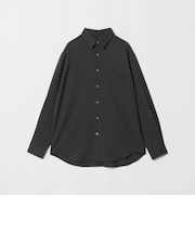 【WEB限定】JUST fit ウールライク リラックス 長袖 シャツ