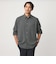【WEB限定】JUST fit ウールライク リラックス 長袖 シャツ