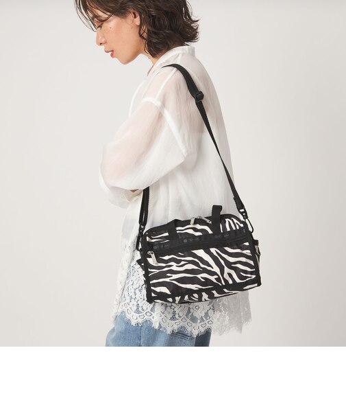 【別注】＜LeSportsac＞デラックスミニダッフル バッグ（ゼブラ柄）
