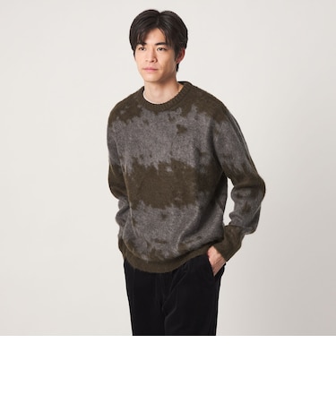 <GRAMICCI>スプラッター クルーネック ニット