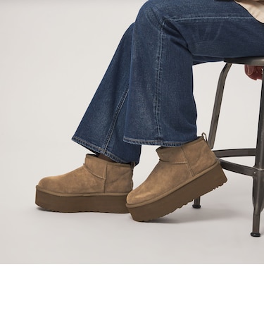 【国内EXCLUSIVE】＜UGG＞クラシック ウルトラ ミニ プラットフォーム