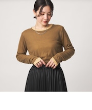 【WEB限定】<at ease>ハイショク レイヤード プルオーバー カットソー