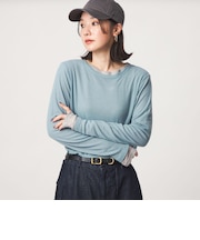 【WEB限定】<at ease>ハイショク レイヤード プルオーバー カットソー