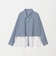 【WEB限定】＜at ease＞スソ レース ロングスリーブ ブラウス UVカット