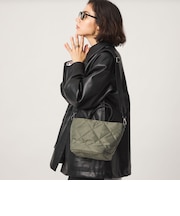 <PARTE>キルティング 2WAYバッグ / トートバッグ / ショルダーバッグ はっ水