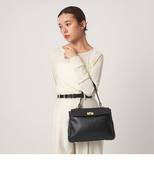 <PRATO MADE IN ITALY>フラップ ワンハンドルバッグ