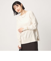 モール ロングスリーブ プルオーバー ニット