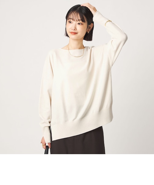 モール ロングスリーブ プルオーバー ニット