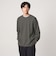ワッフル クルーネック 長袖 Tシャツ カットソー