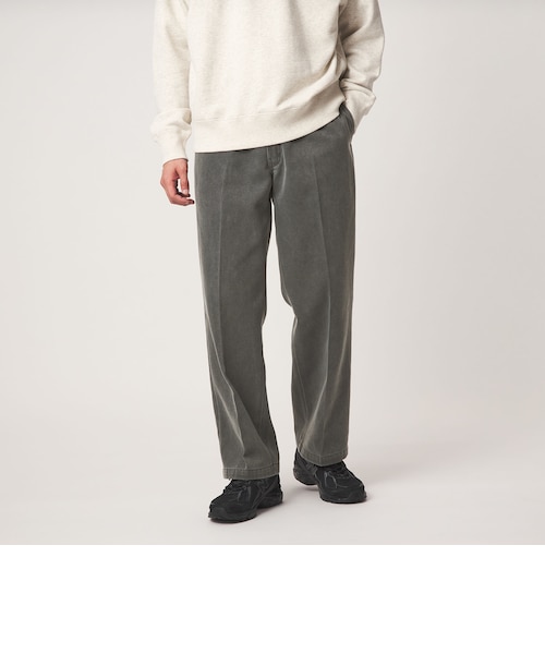 別注】＜Dickies＞ ポリエステル ダック ワイド パンツ｜グリーン