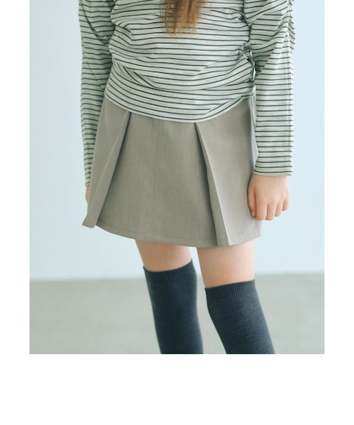【COOL CHIC GIRLS STYLE】ワンタック スカパン/ キッズ 120cm-160cm