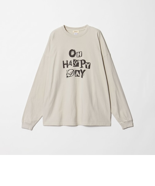 ＜OAFISH＞OH HAPPY DAY 長袖 Tシャツ