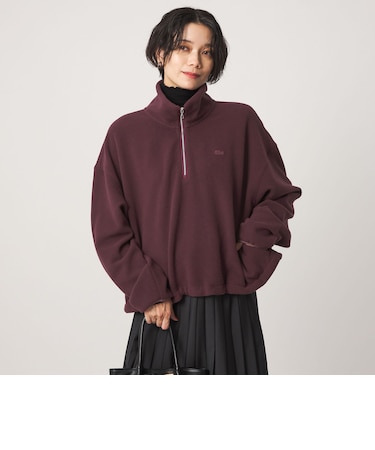 【別注】<LACOSTE> フリース ハーフジップ プルオーバー