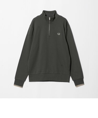 <FRED PERRY>ハーフジップ 長袖 スウェット