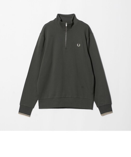 <FRED PERRY>ハーフジップ 長袖 スウェット