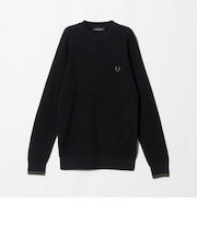 <FRED PERRY> ワッフル スティッチ ジャンパー ニット