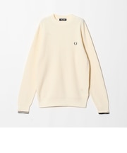 <FRED PERRY> ワッフル スティッチ ジャンパー ニット