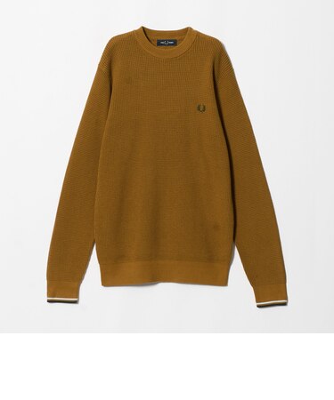 <FRED PERRY> ワッフル スティッチ ジャンパー ニット