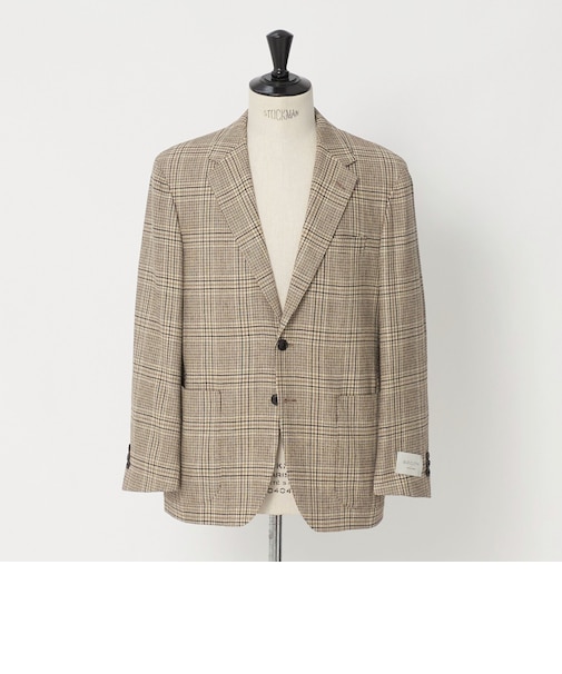 GLR CLOTH チェック 2B R/RG- ジャケット