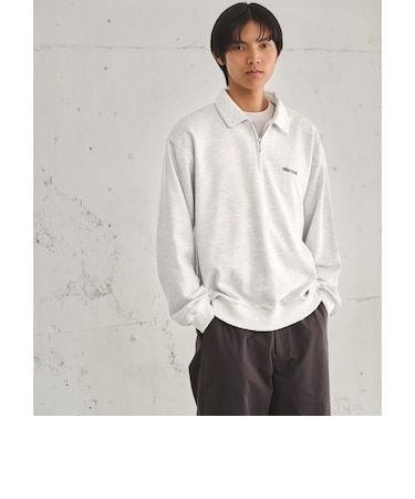 【別注】<Marmot>ハーフジップ 長袖 スウェット