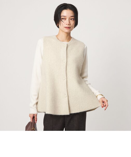 FOXブレンド セッケツ ニット ジレ