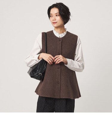 FOXブレンド セッケツ ニット ジレ