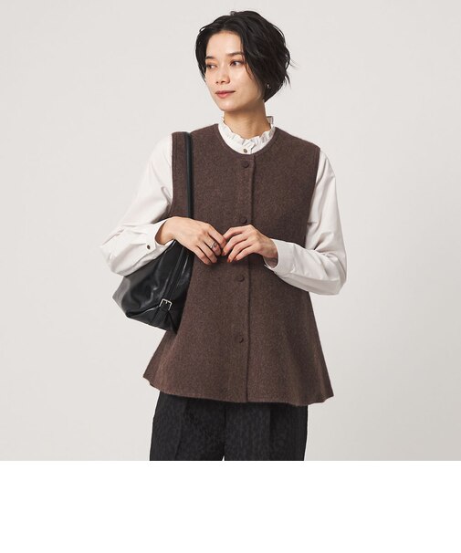 FOXブレンド セッケツ ニット ジレ