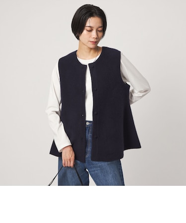 FOXブレンド セッケツ ニット ジレ