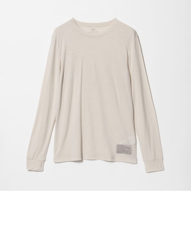 【WEB限定】<TAION>メリノウール アンダーウェア ロングスリーブ Tシャツ