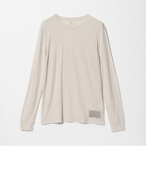 【WEB限定】<TAION>メリノウール アンダーウェア ロングスリーブ Tシャツ