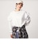 【WEB限定】＜at ease＞ソデ フリル ロングスリーブ プルオーバー カットソー
