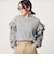 【WEB限定】＜at ease＞ソデ フリル ロングスリーブ プルオーバー カットソー