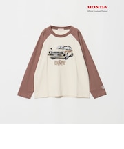 【別注】＜URBAMENT＞Honda ラグラン Tシャツ / キッズ 140cm-150cm