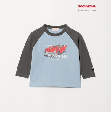 【別注】<URBAMENT>Honda ラグラン Tシャツ / キッズ 100cm-130cm
